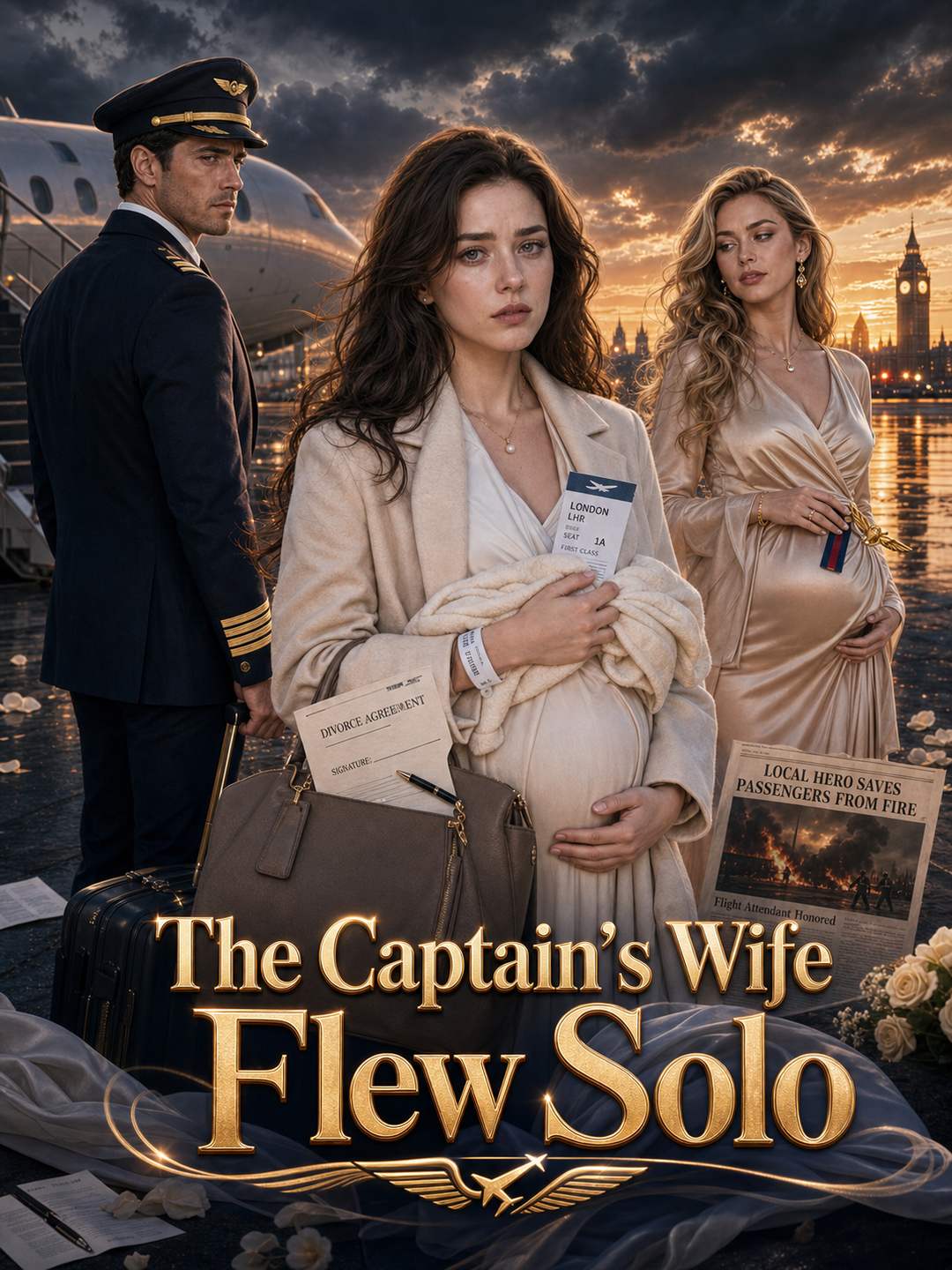 The Captain's Wife Flew Solo poster