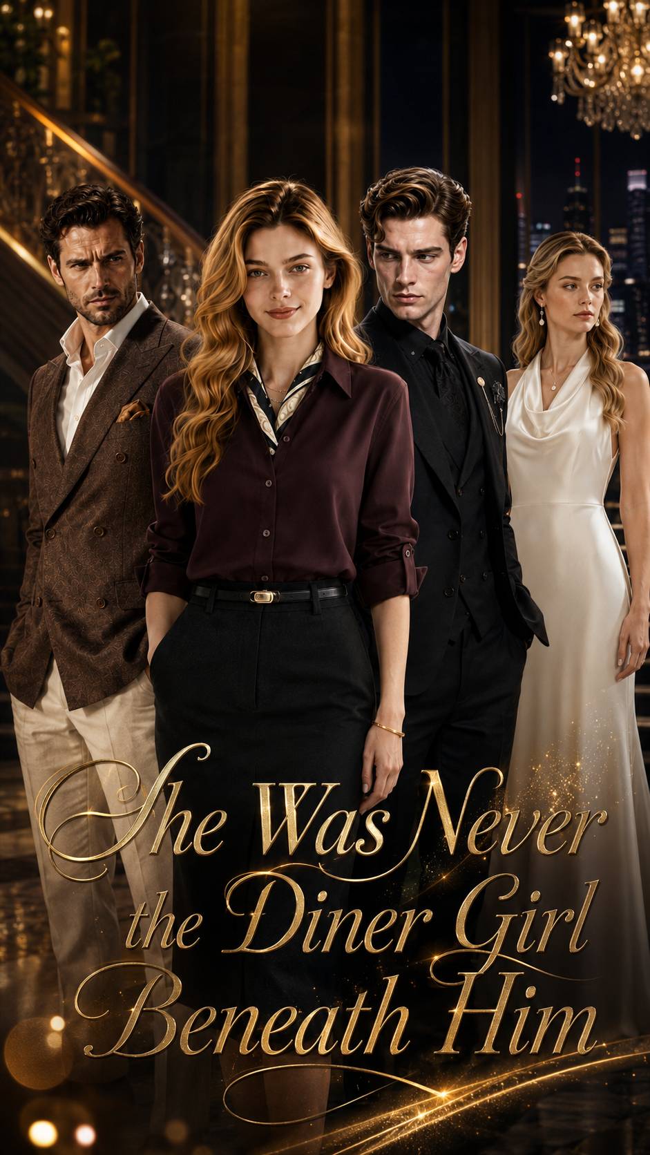 She Was Never the Diner Girl Beneath Him poster