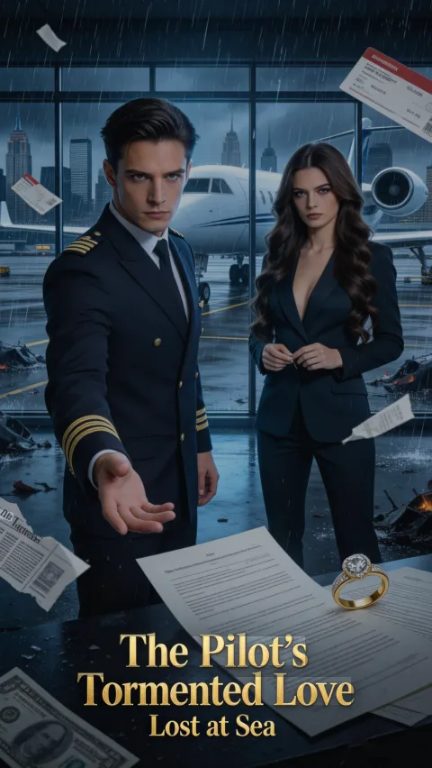 The Pilot's Tormented Love  Lost at Sea poster