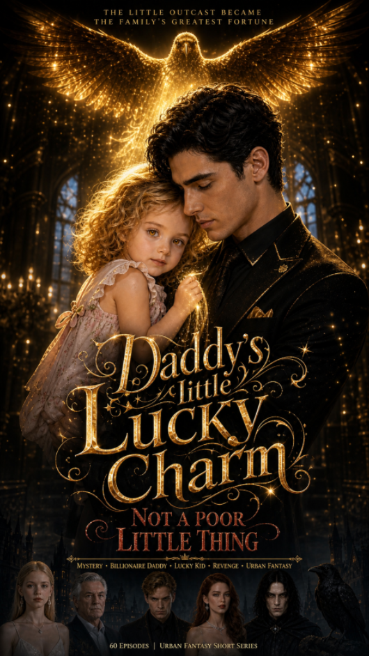 Daddy's little LUCKY Charm NOT A POOR LITTLE THING poster