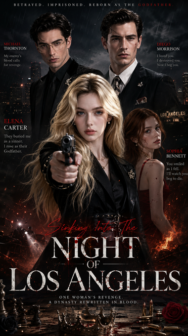 Sinking Into The Night Of Los Angeles poster