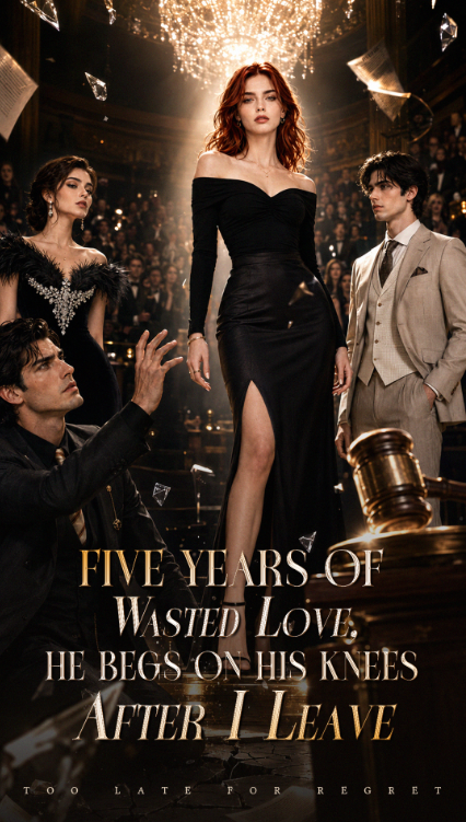 FIVE YEARS OF  WASTED LOVE,  HE BEGS ON HIS KNEES  AFTER I LEAVE poster