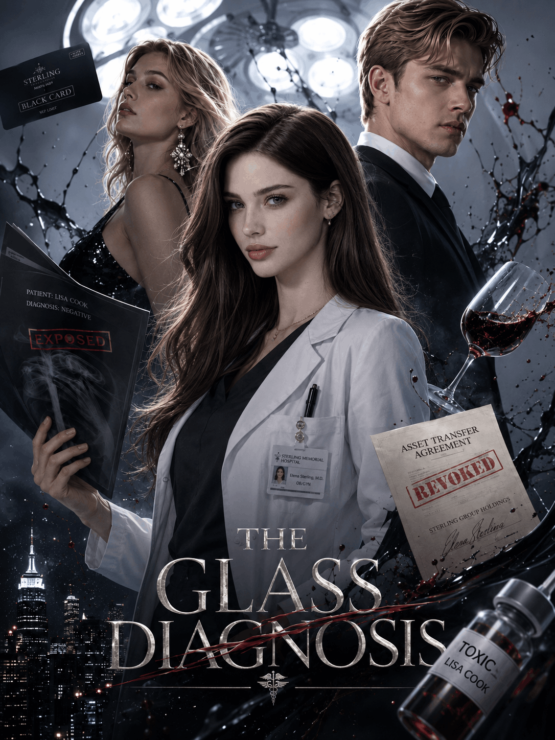 THE GLASS DIAGNOSIS poster