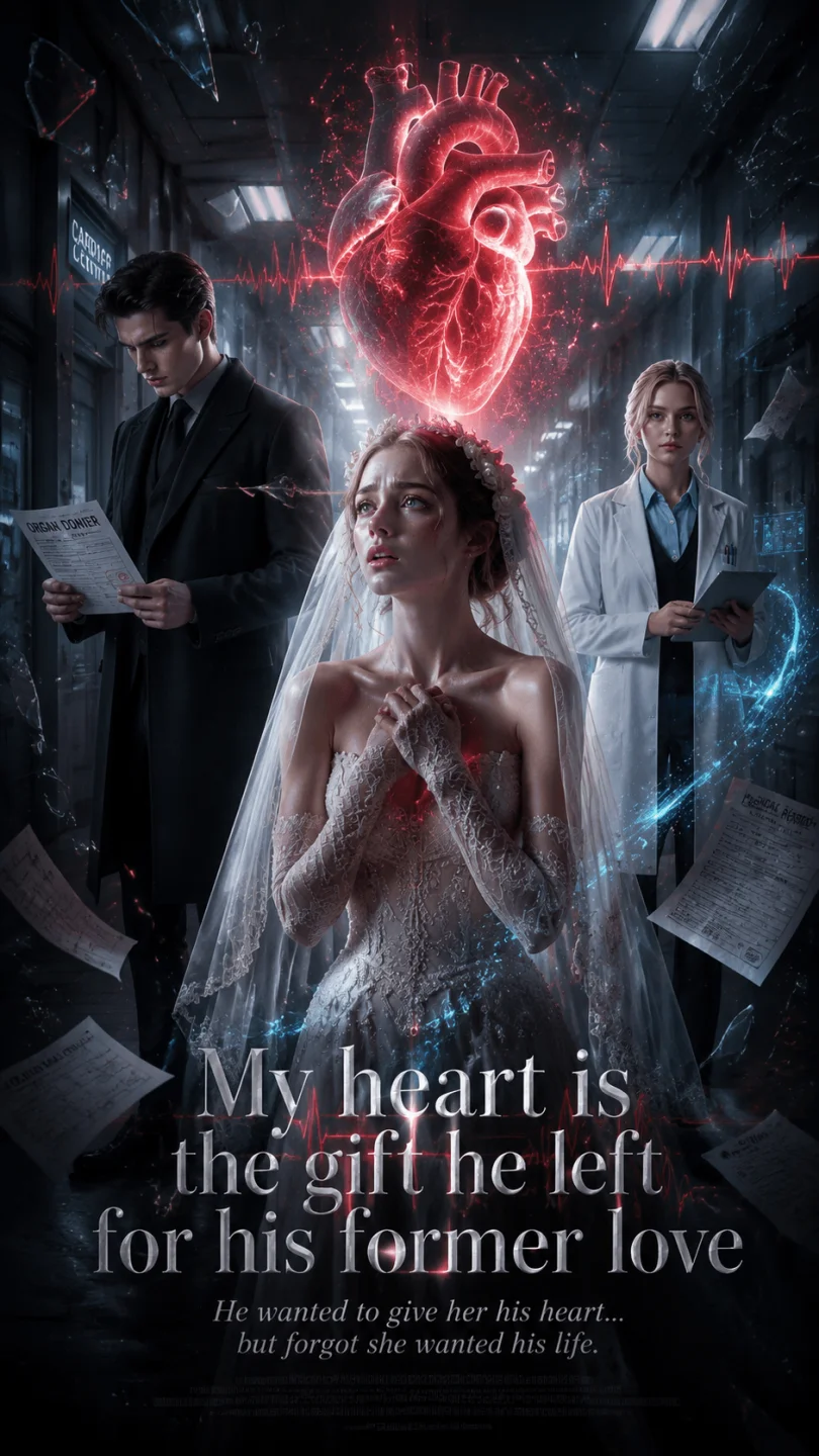 My heart is the gift he left for his former love poster