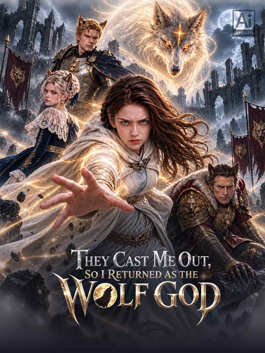 They Cast Me Out, So I Returned as the Wolf God poster