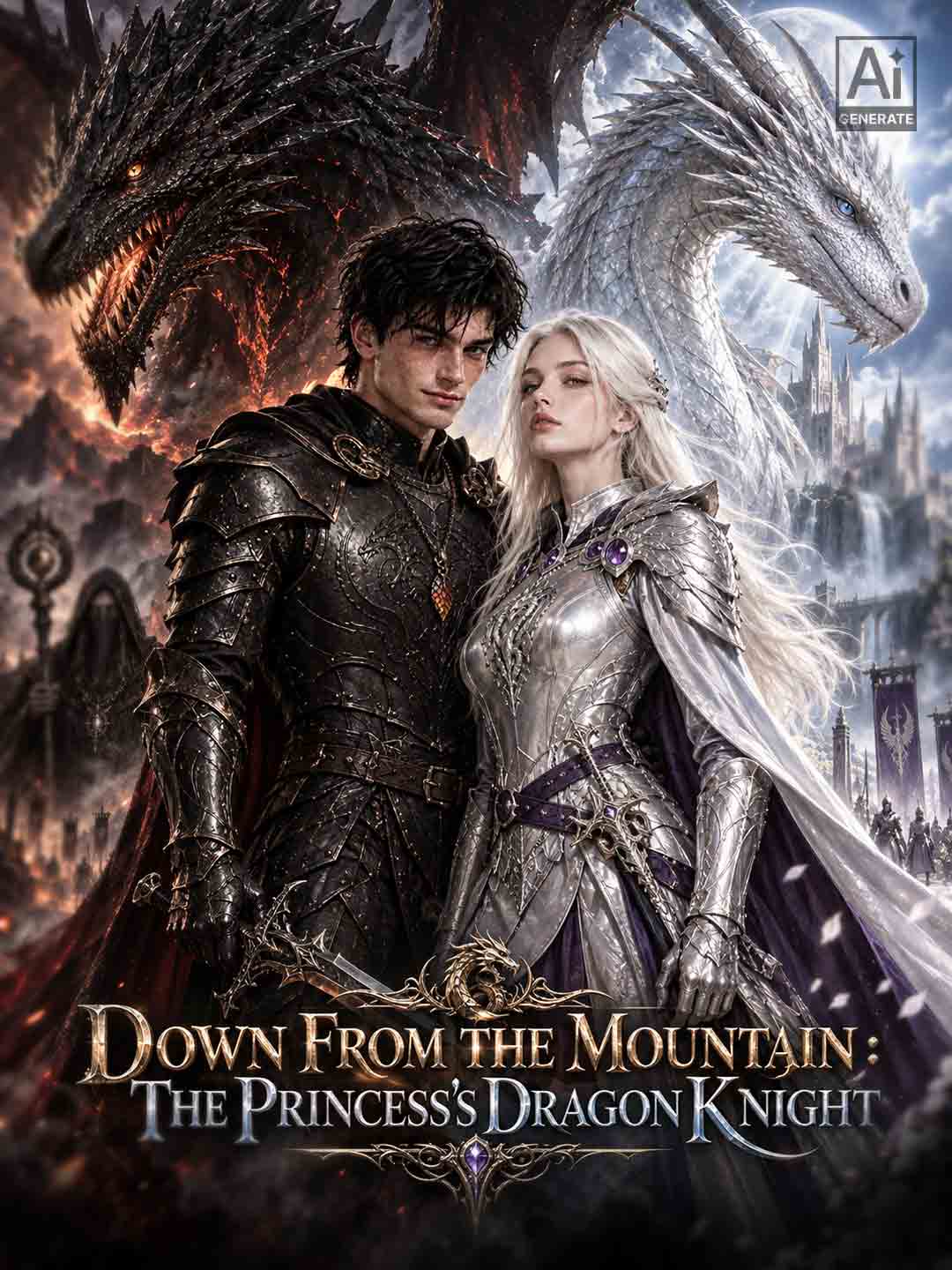 Down From the Mountain:The Princess's Dragon Knight poster