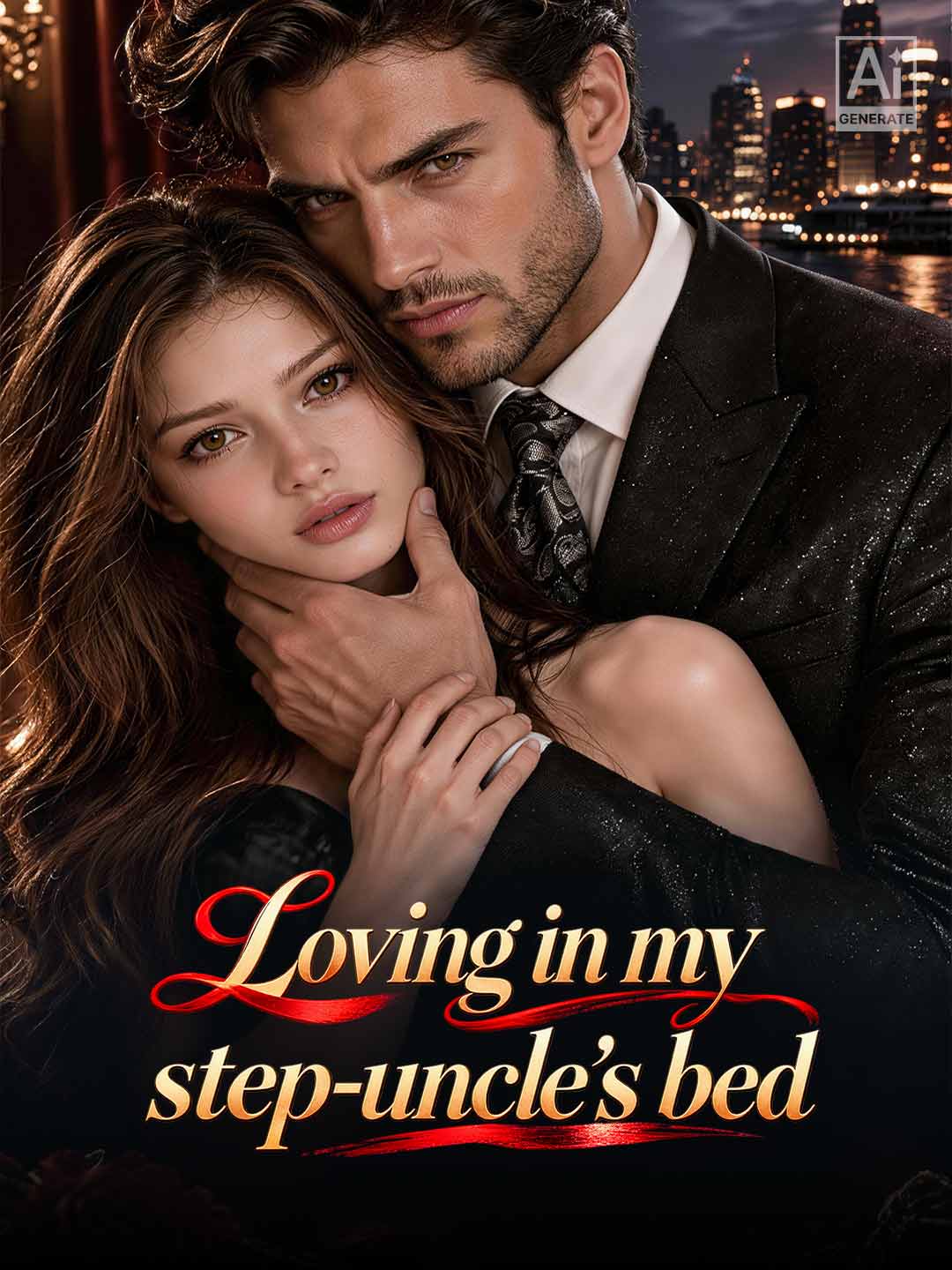 Loving in my step-uncle's bed poster