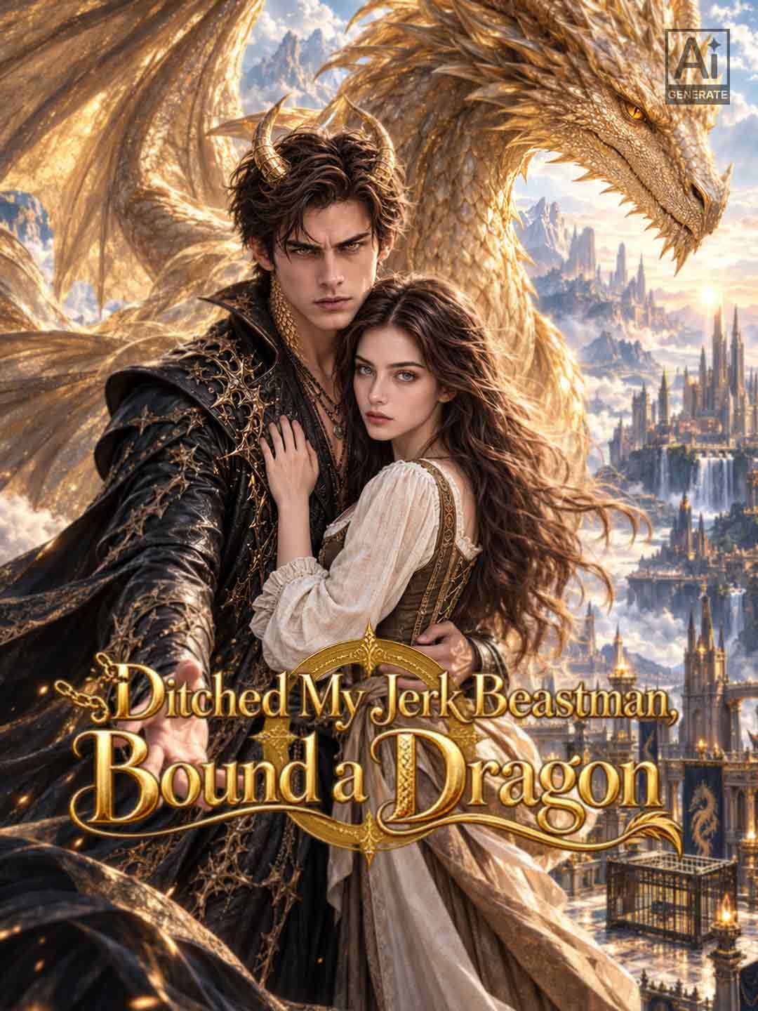 Ditched My Jerk Beastman, Bound a Dragon poster