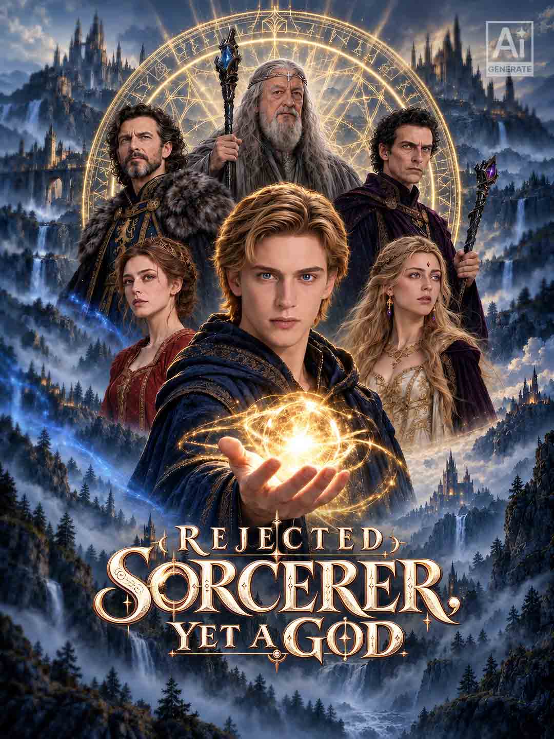Rejected Sorcerer, Yet a God poster