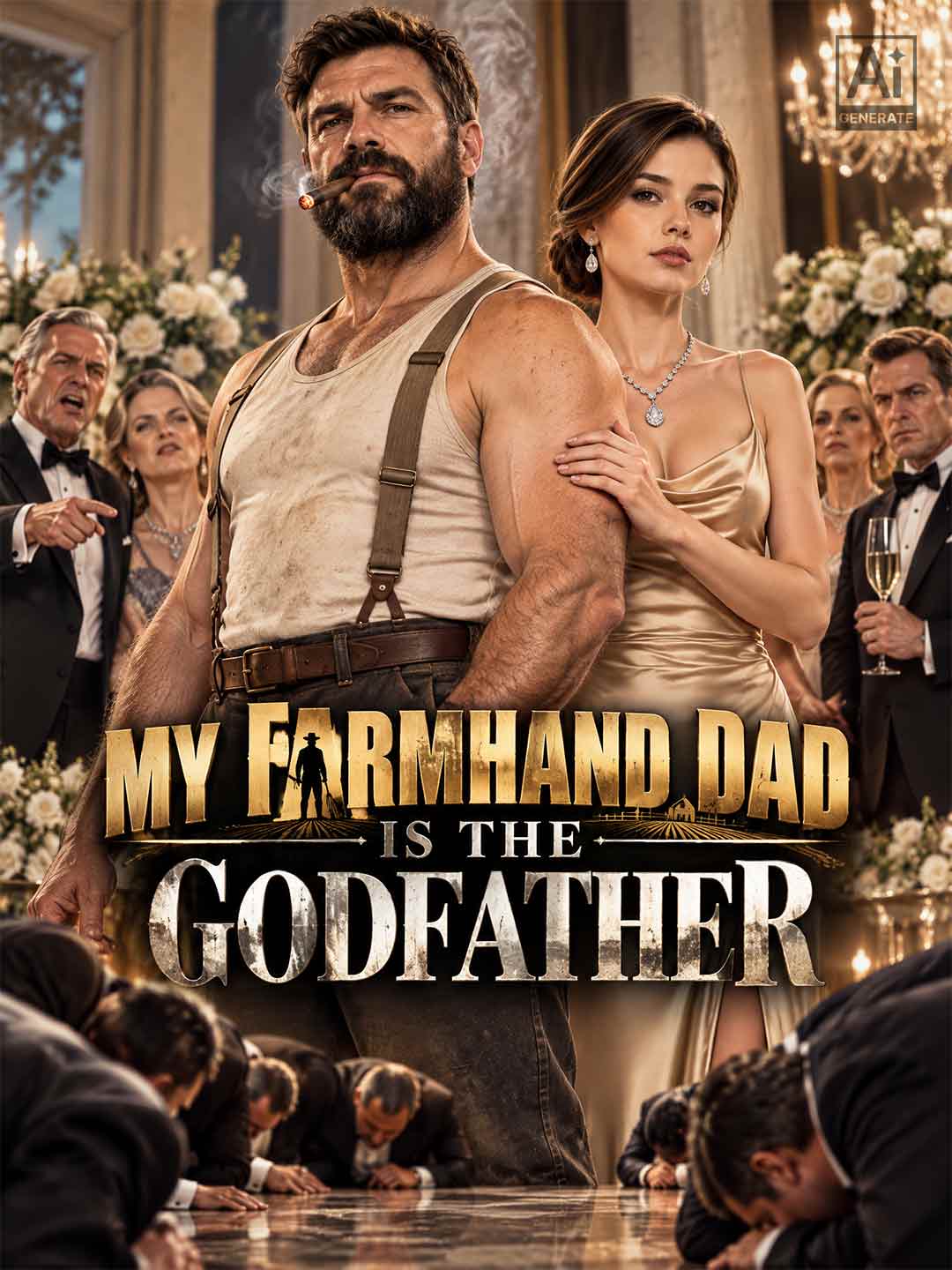 My Farmhand Dad is The Godfather poster