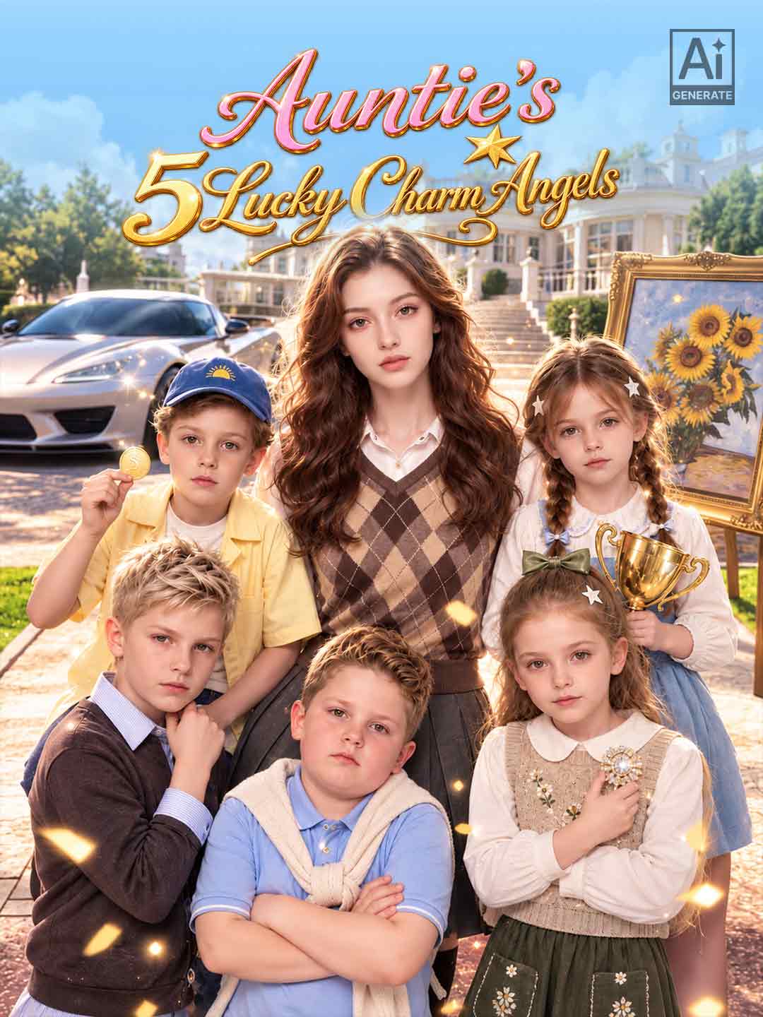 Auntie’s 5 Lucky Charm Angels poster