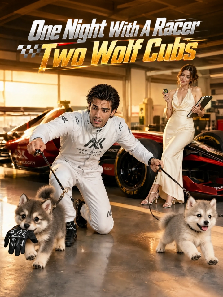 One Night With A Racer, Two Wolf Cubs poster