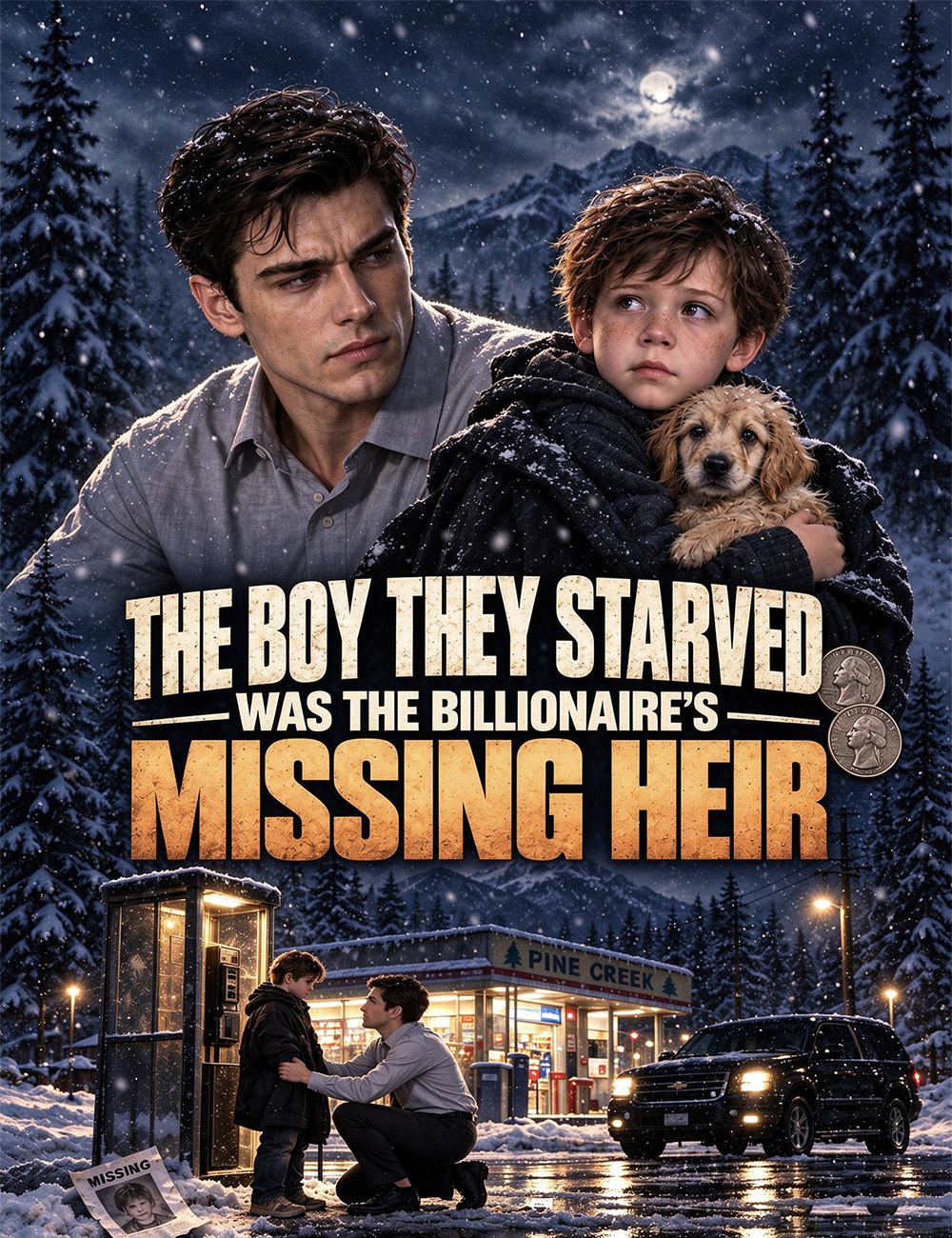 The Boy They Starved Was the Billionaire's Missing Heir poster