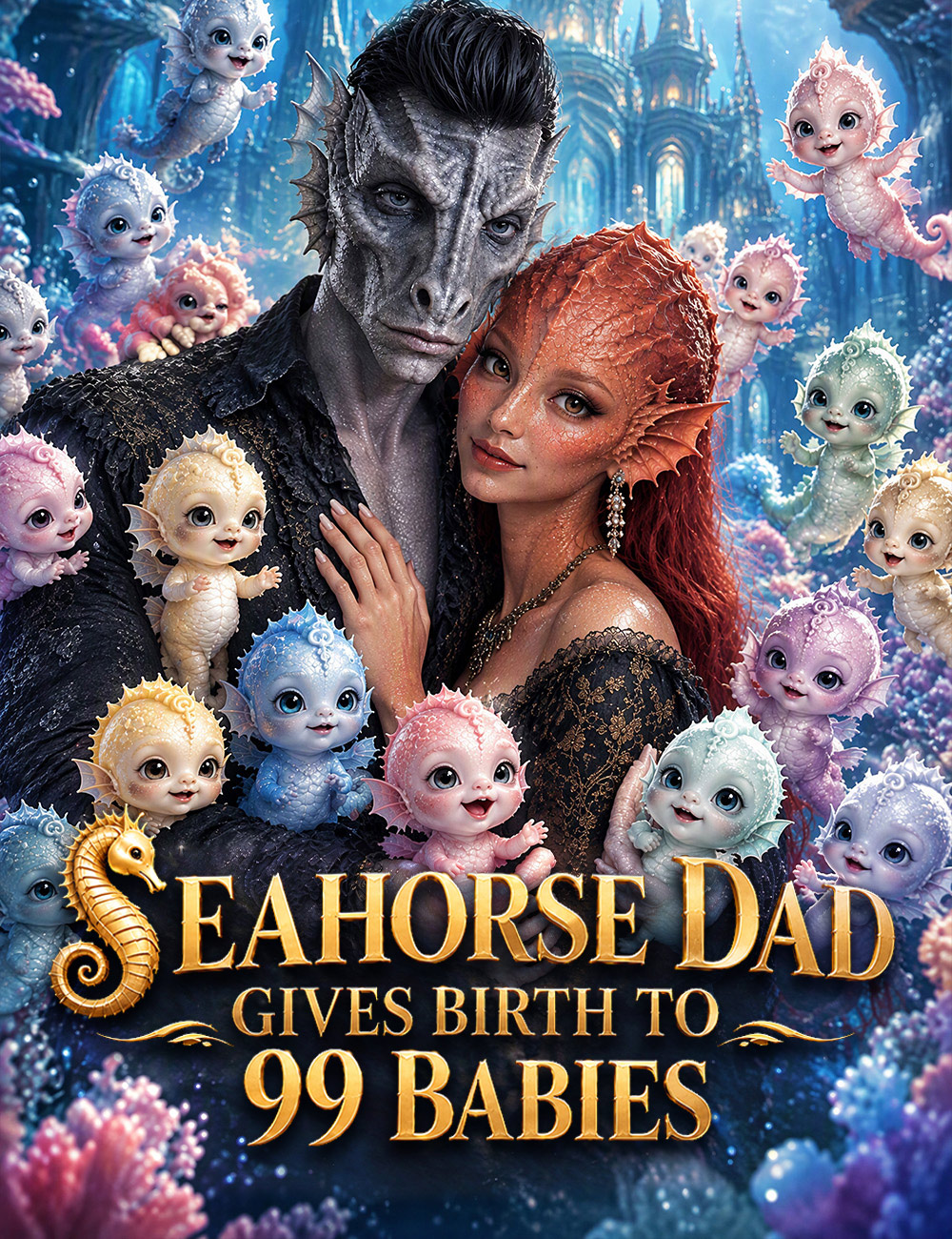 Seahorse Dad Gives Birth to 99 Babies poster