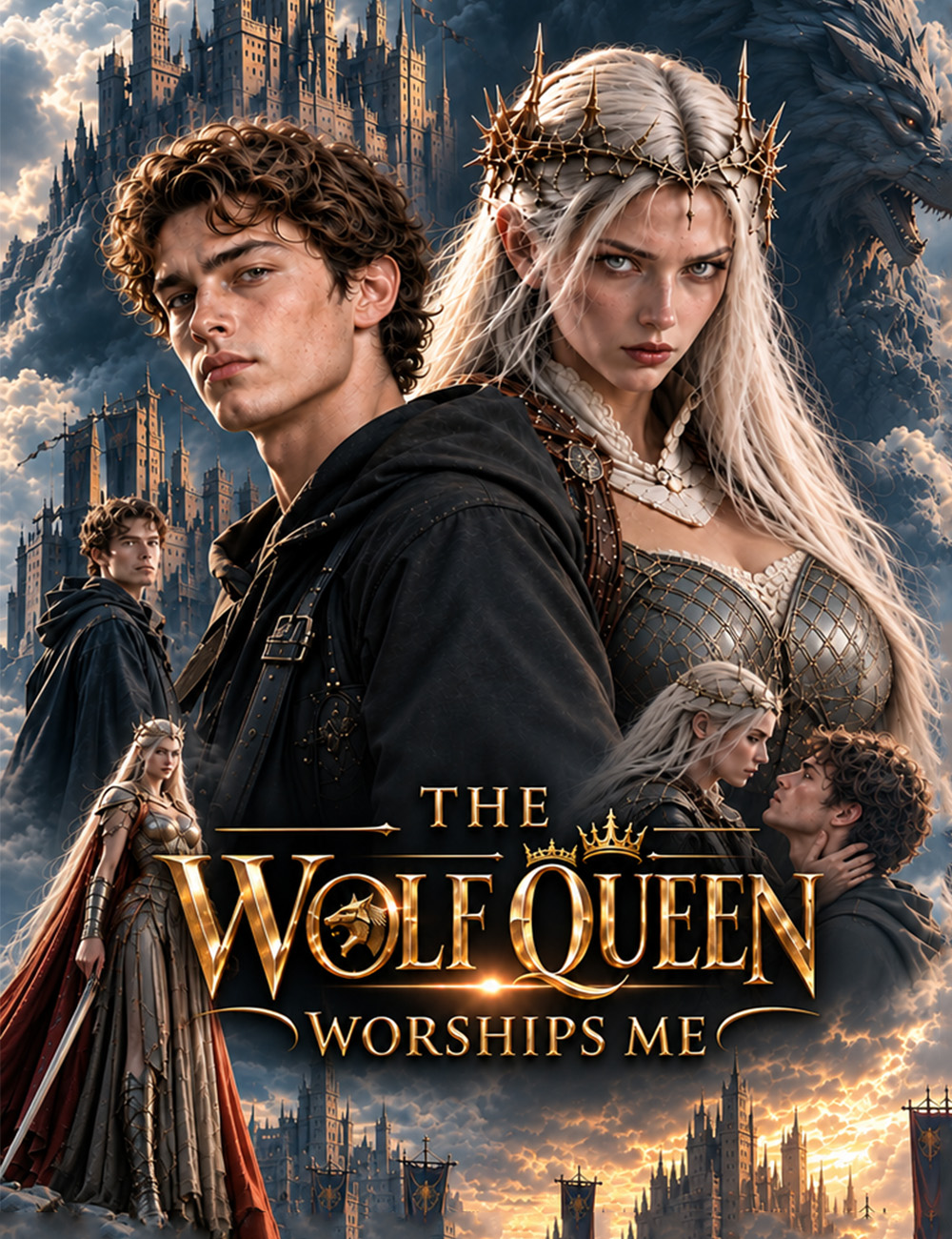 The Wolf Queen Worships Me poster