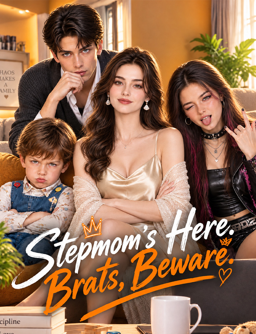 Stepmom's Here. Brats, Beware poster